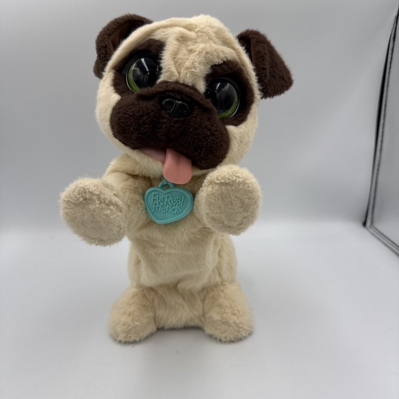 FurReal Friends JJ My Jumpin' Pug Puppy Dog Interactive Toy Robot TESTED Works! - Picture 2 of 14